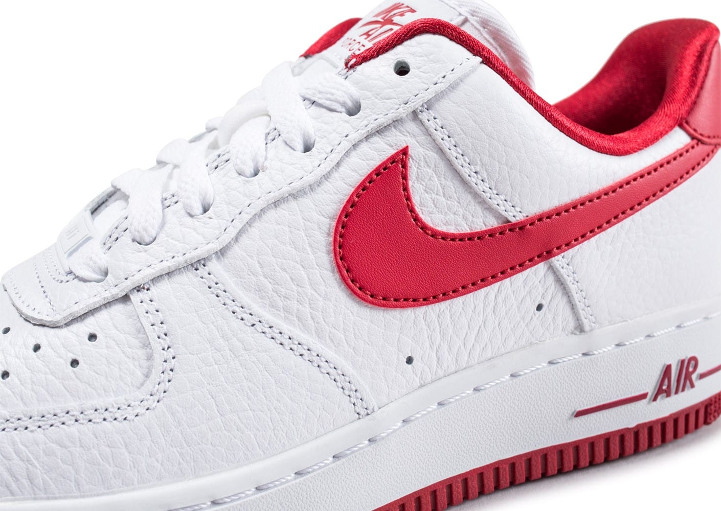 nike air force 1 low blanche et rouge